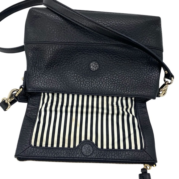 Kate Spade Southport Avenue Mini Maria Handbag Black Leather Bag - Picture 9 of 15